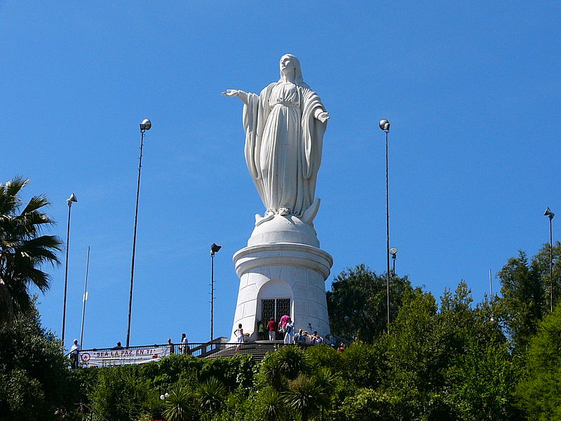 Virgen San Cristóbal - Santiago